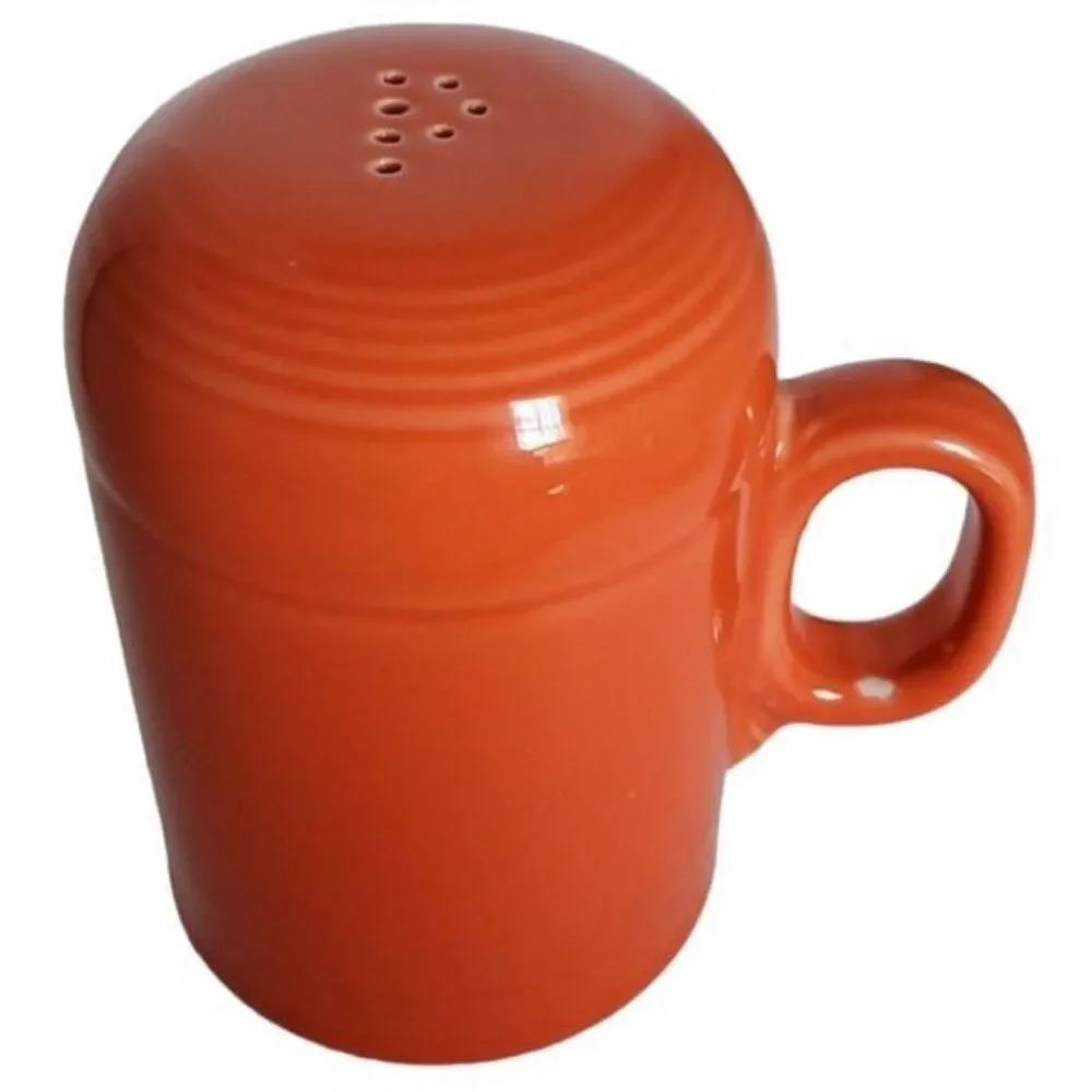 Fiestaware Fiesta Pepper Shaker Extra Large Range Ceramic Container Poppy Orange